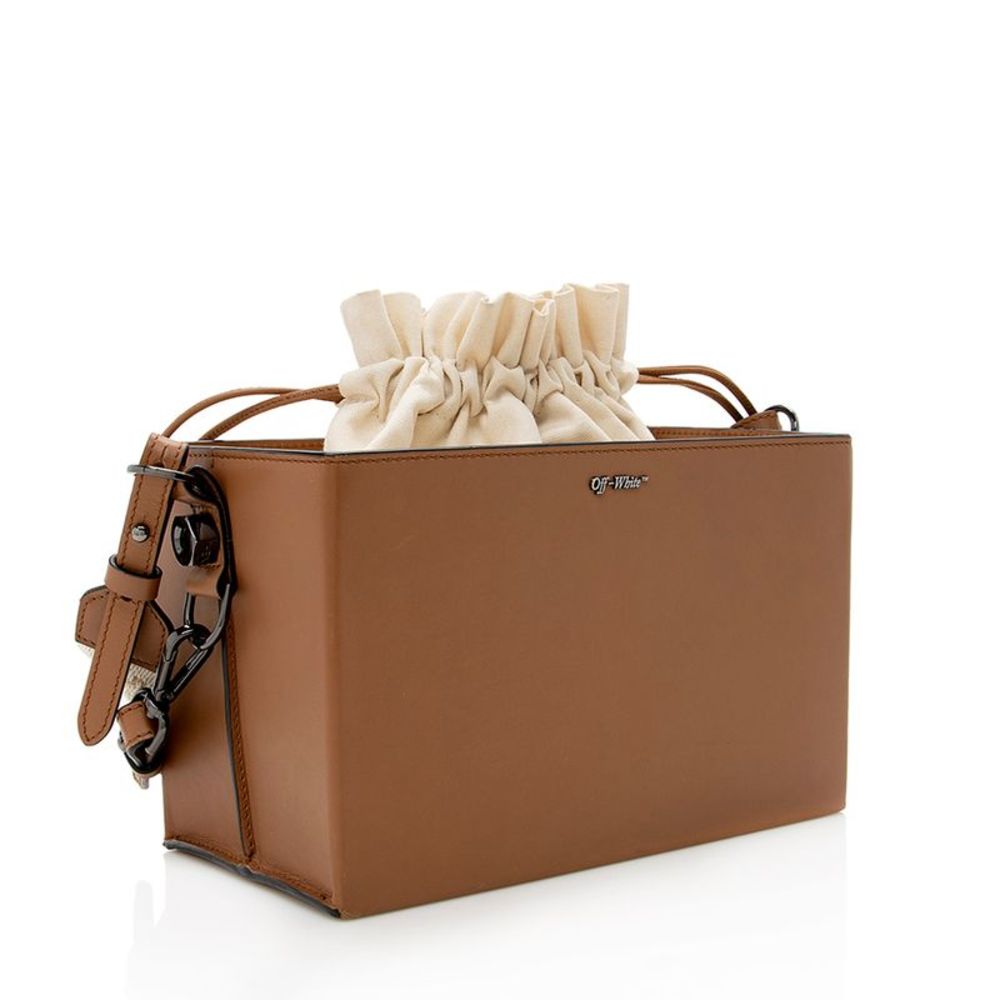 Off-White Leather Boxy Shoulder Bag - Picture 2 of 15